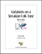 Variations on a Slovakian Folk Tune Orchestra sheet music cover